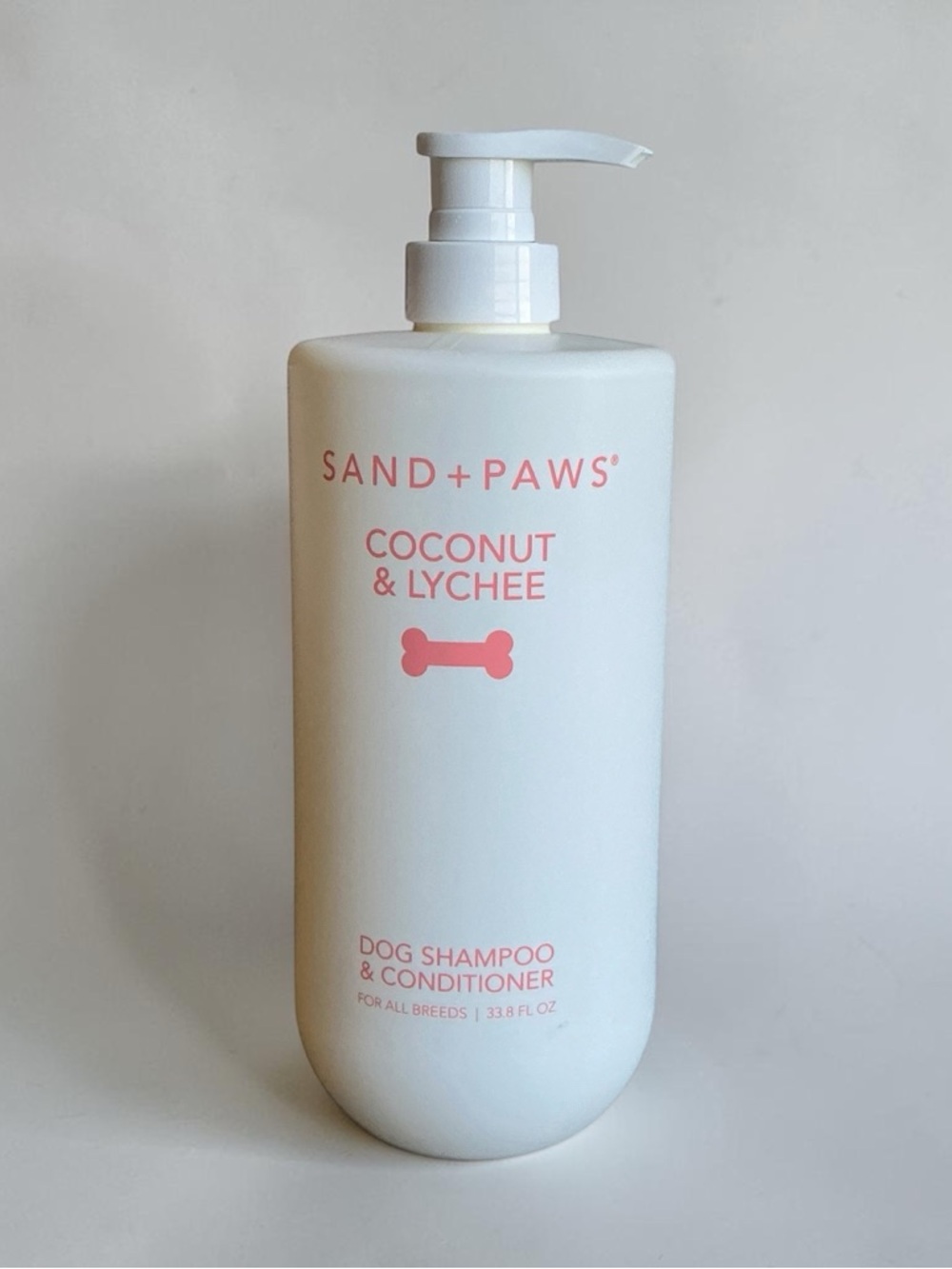 SAND + PAWS Coconut and Lychee Dog Shampoo & Conditioner 33.8 FL OZ NEW